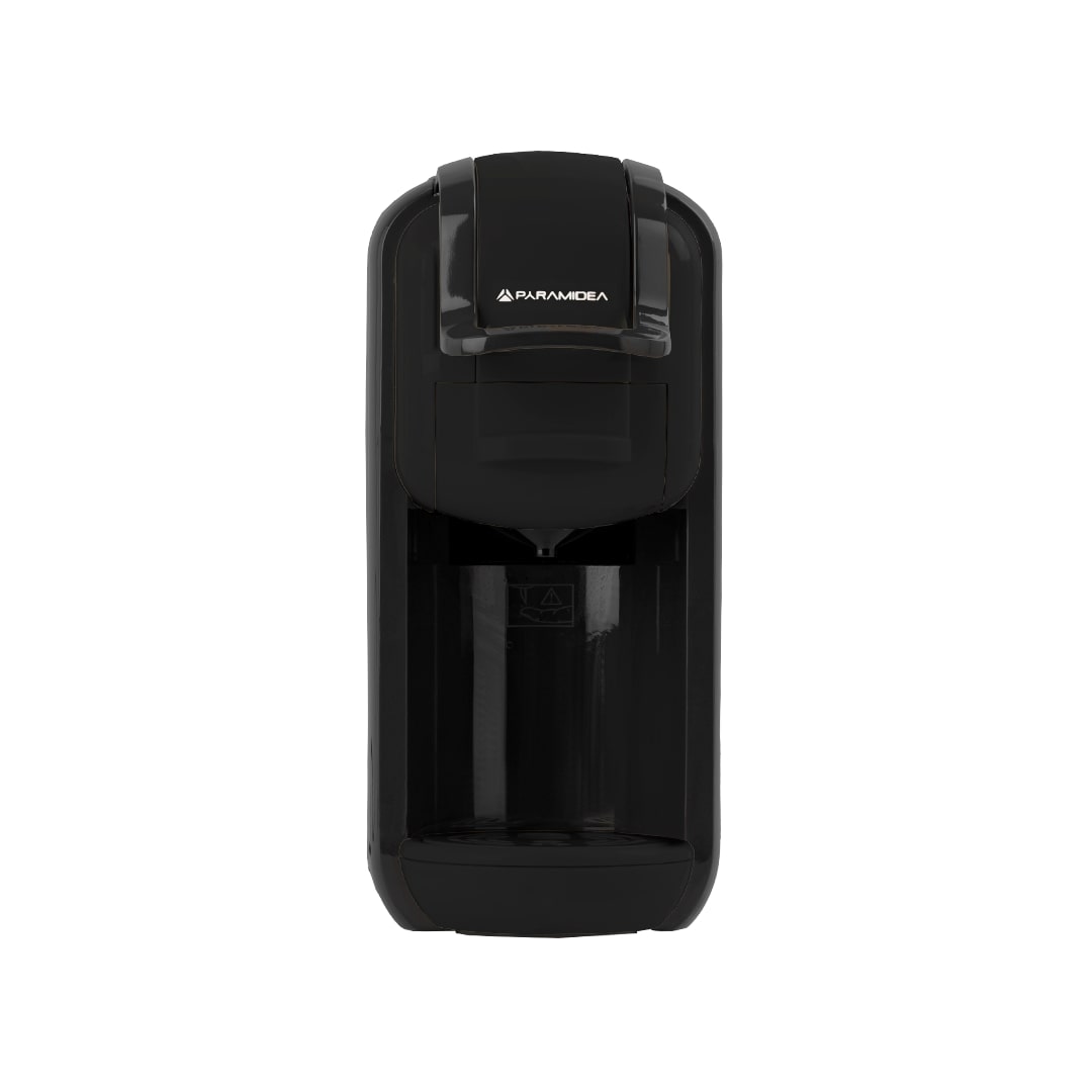 PYRAMIDEA Macchina per Caffè 3 in 1 Nespresso Dolcegusto e Cialde Bevande Fredde da 0,6L Nero ICP310B