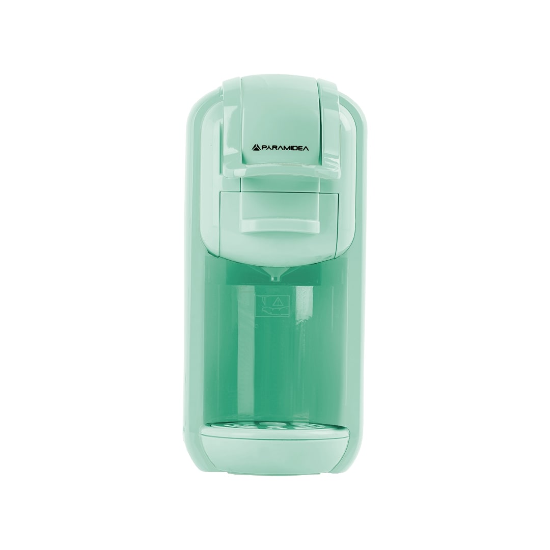 PYRAMIDEA Macchina per Caffè 3 in 1 Nespresso Dolcegusto e Cialde Bevande Fredde da 0,6L Verde ICP310G