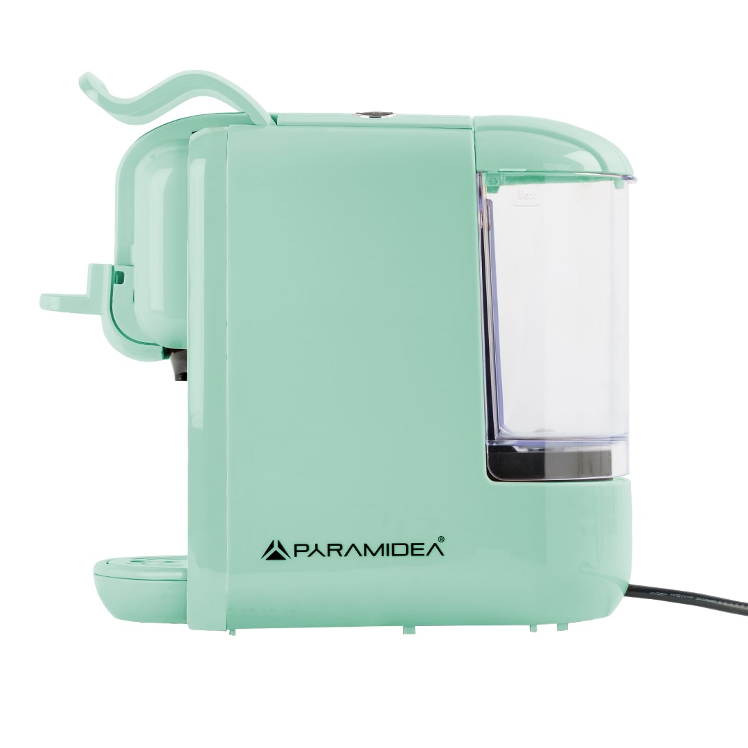 PYRAMIDEA Macchina per Caffè 3 in 1 Nespresso Dolcegusto e Cialde Bevande Fredde da 0,6L Verde ICP310G