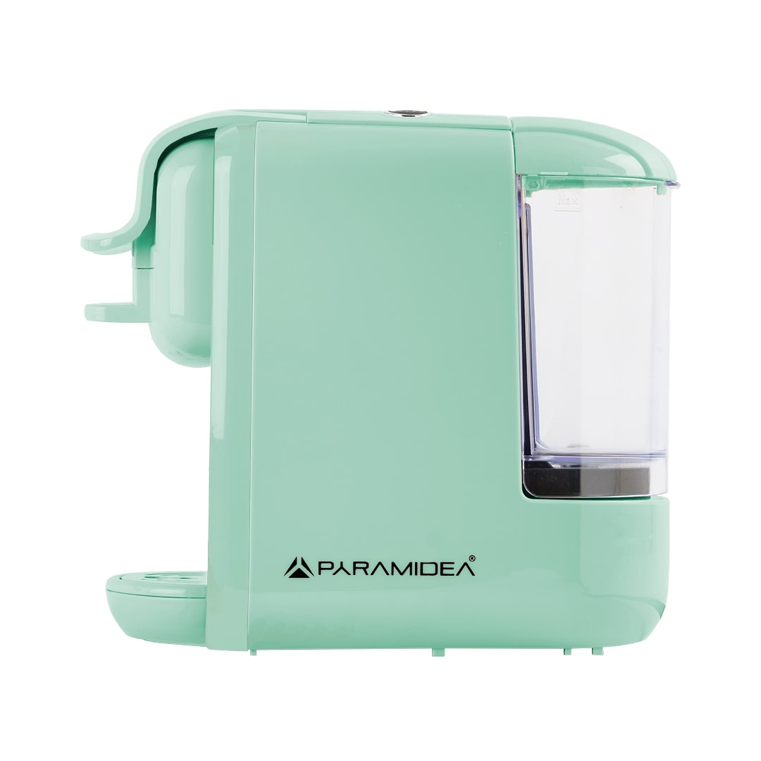 PYRAMIDEA Macchina per Caffè 3 in 1 Nespresso Dolcegusto e Cialde Bevande Fredde da 0,6L Verde ICP310G