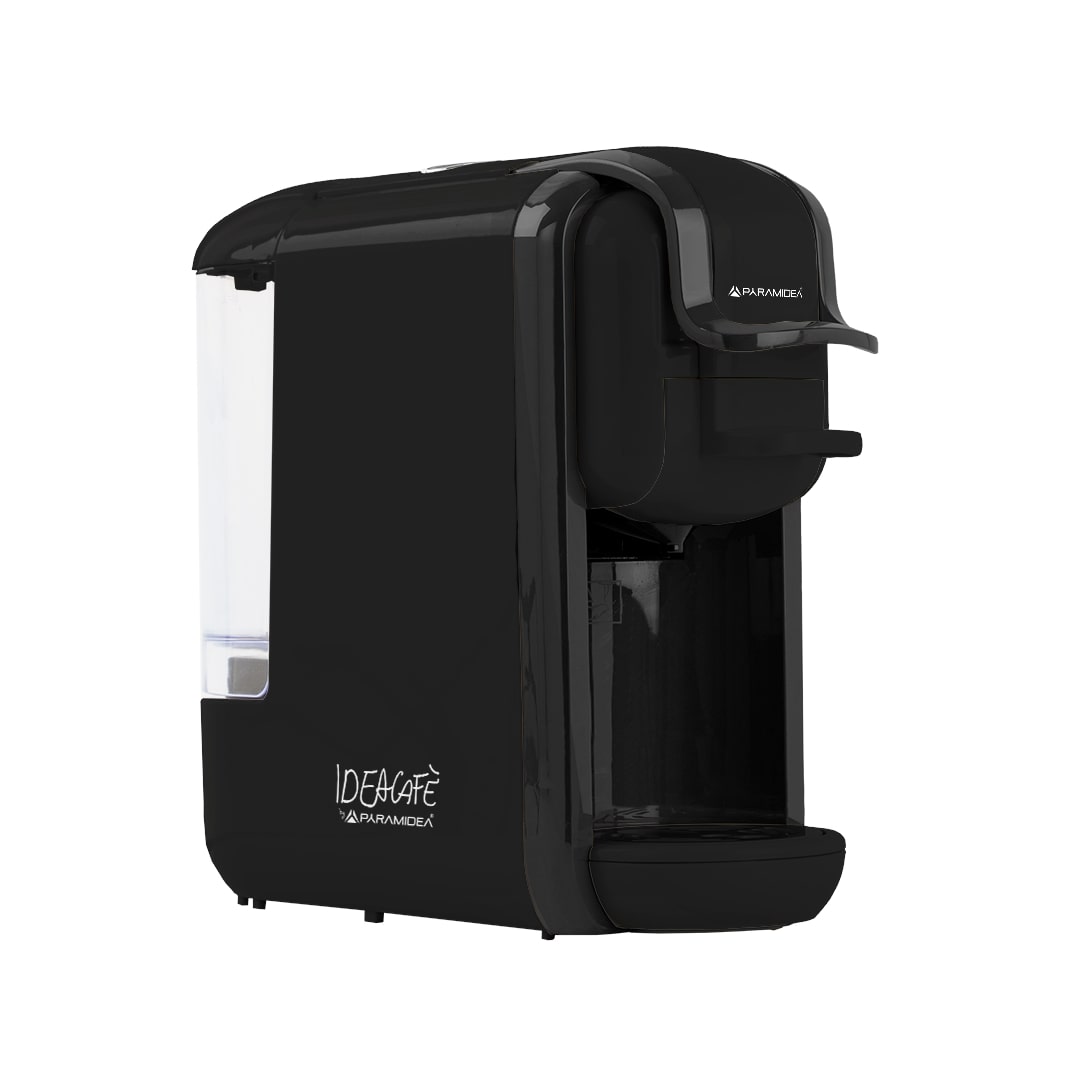 PYRAMIDEA Macchina per Caffè 3 in 1 Nespresso Dolcegusto e Cialde Bevande Fredde da 0,6L Nero ICP310B