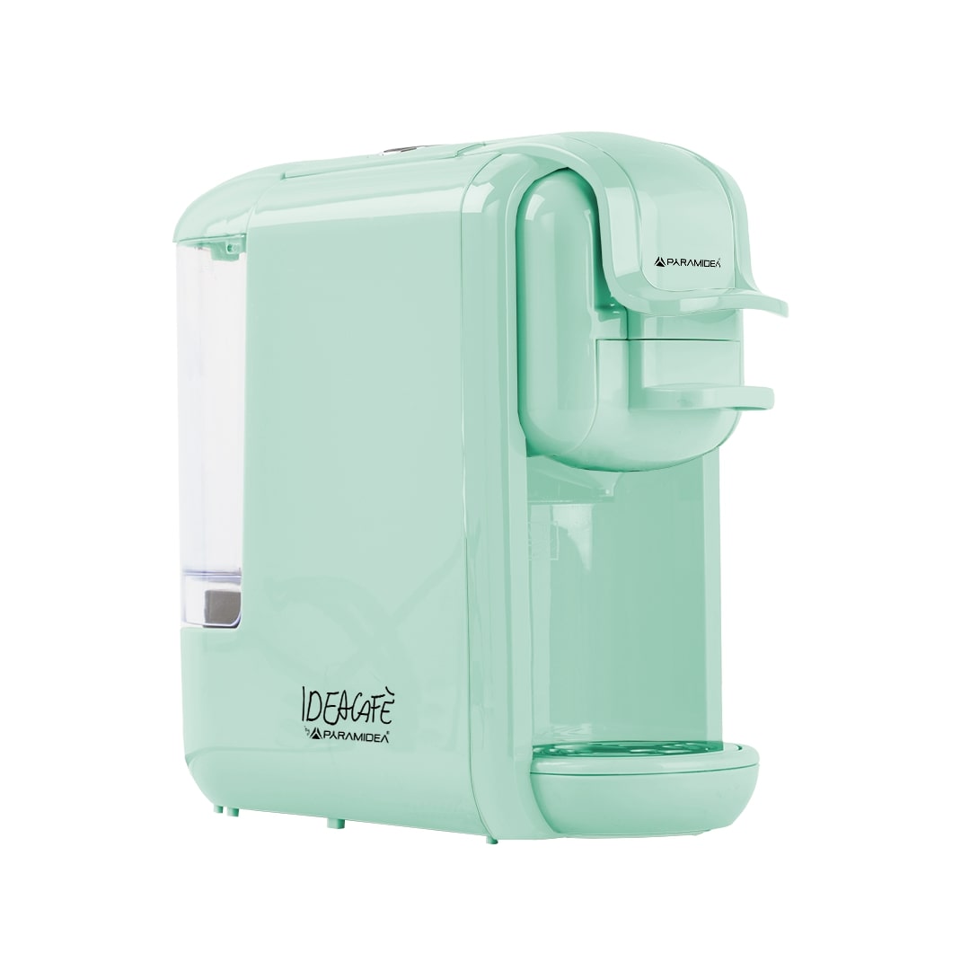 PYRAMIDEA Macchina per Caffè 3 in 1 Nespresso Dolcegusto e Cialde Bevande Fredde da 0,6L Verde ICP310G