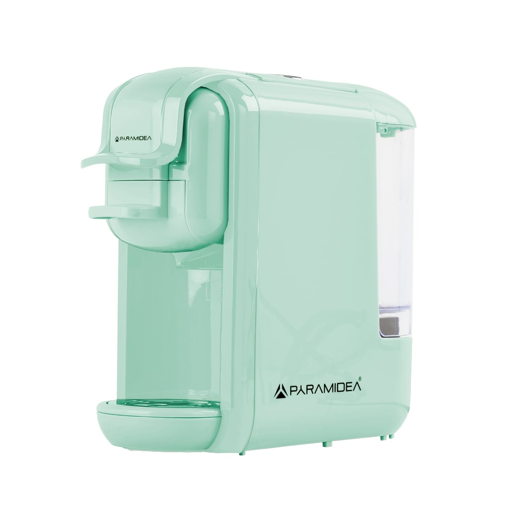 PYRAMIDEA Macchina per Caffè 3 in 1 Nespresso Dolcegusto e Cialde Bevande Fredde da 0,6L Verde ICP310G