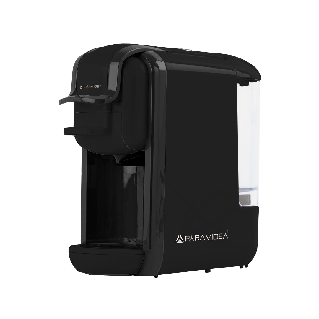 PYRAMIDEA Macchina per Caffè 3 in 1 Nespresso Dolcegusto e Cialde Bevande Fredde da 0,6L Nero ICP310B