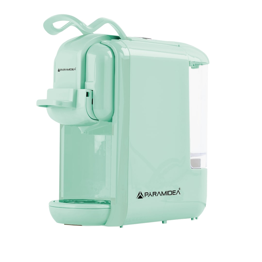 PYRAMIDEA Macchina per Caffè 3 in 1 Nespresso Dolcegusto e Cialde Bevande Fredde da 0,6L Verde ICP310G