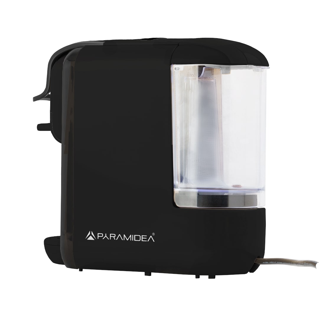 PYRAMIDEA Macchina per Caffè 3 in 1 Nespresso Dolcegusto e Cialde Bevande Fredde da 0,6L Nero ICP310B