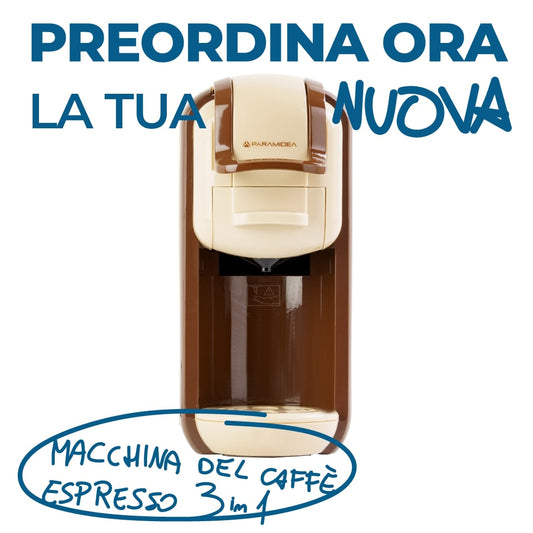 PYRAMIDEA Macchina per Caffè  3 in 1 Nespresso Dolcegusto e Cialde Bevande Fredde da 0,6L Caffè Latte ICP311CM