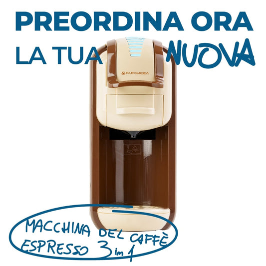 PYRAMIDEA Macchina per Caffè  3 in 1 Nespresso Dolcegusto e Cialde Bevande Fredde da 0,6L Caffè Latte ICP311CMPLUS